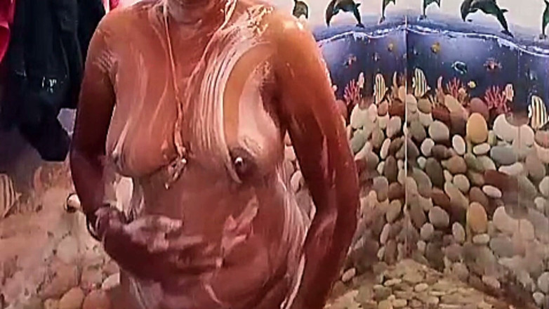 Ammukutty88: Ammu Is Applying Soap to Her Breasts139