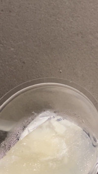 Cold Cum Melting (time-lapse)