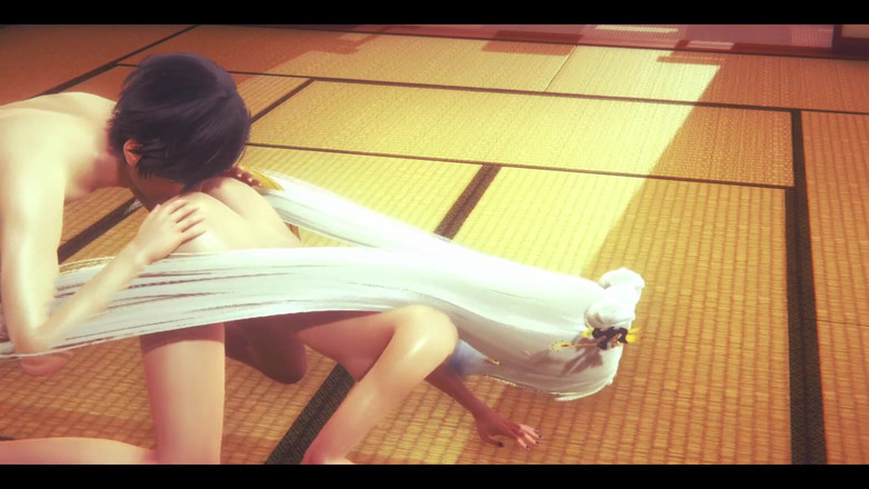 HentaiTubes: 겐신 임팩트 헨타이 - 비취 챔버에서의 핑궁 하드코어 섹스 [핸잡, 오럴, 69, 섹스] - 일본 아시아 만화 애니메이션 게임