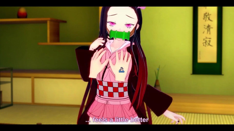 Fantasy king: Nezuko Kimono Fucking