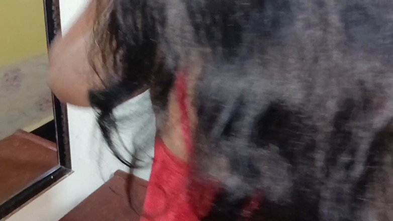 Desisexqueen: Indische Desi stiefzus genoot van haar weekend in hotelkamer