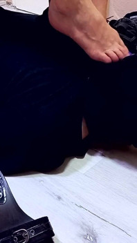 Foot worship compilation - Worshipping a blonde wife's feet