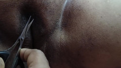 bengalihousewife: Indická bengálská žena v domácnosti Boudi Ass Hair Cut 2