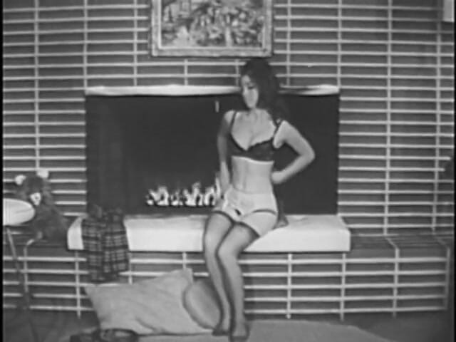 Vintage Usa: Retro, erotische sexy behaarte muschi