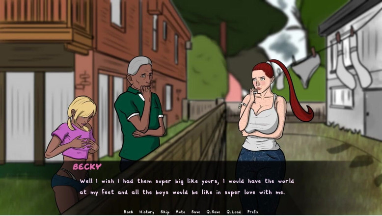 XXX Games Bunk: Lust Town - gameplay - rollenspel - wanhopige huisvrouw