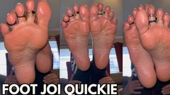 Quick Flirty Foot JOI with Ivys Feet