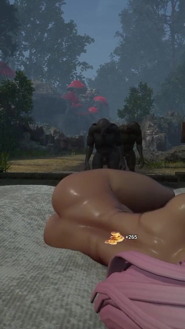 Game of Lust 3D: Gol Anime Pregnant Slave Gangbanged by Goblins in Bed