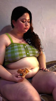 Nicole Chubby Pizza Belly Stuffing