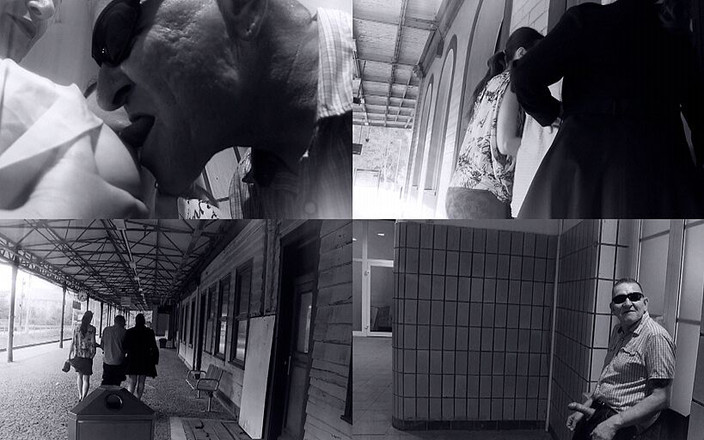 Deutsche Dominanz: Sex în trei pe stație