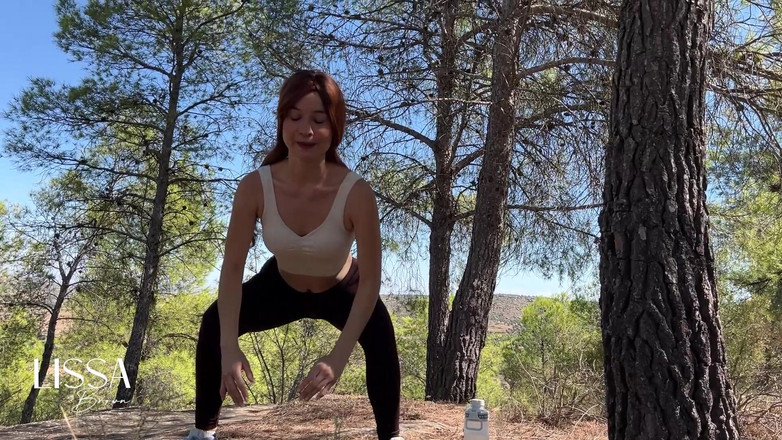 Lissa Brown: Un piccolo ragazzo mi viene in bocca all'aperto - guardando- spandex-pov