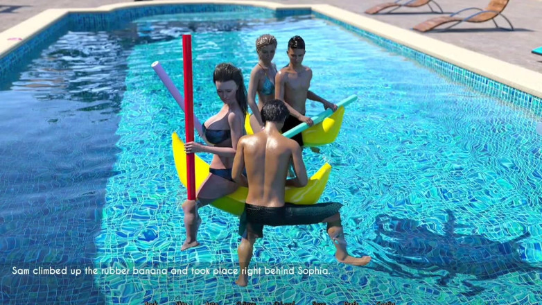 Johannes Gaming: AWAM n° 32 Jouer à des jeux dans l'eau se fait éjaculer dessus