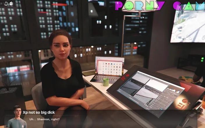 Porny Games: The Secret: Reloaded - Meeting the hot office crue (4)