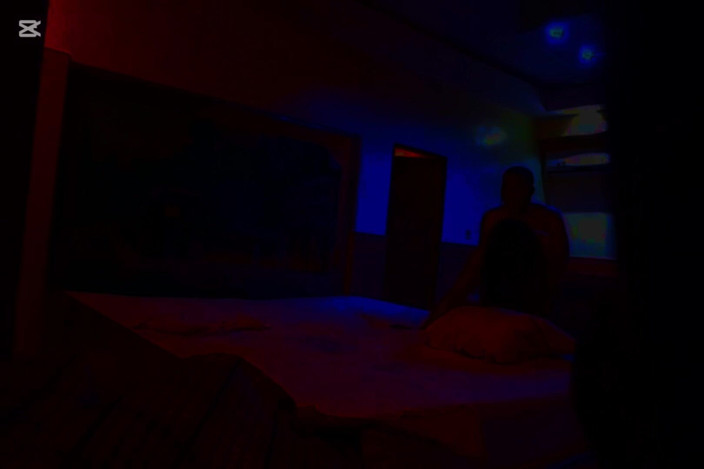 Afrocouple: Hard Fucked in Motel with Red Light Part 3