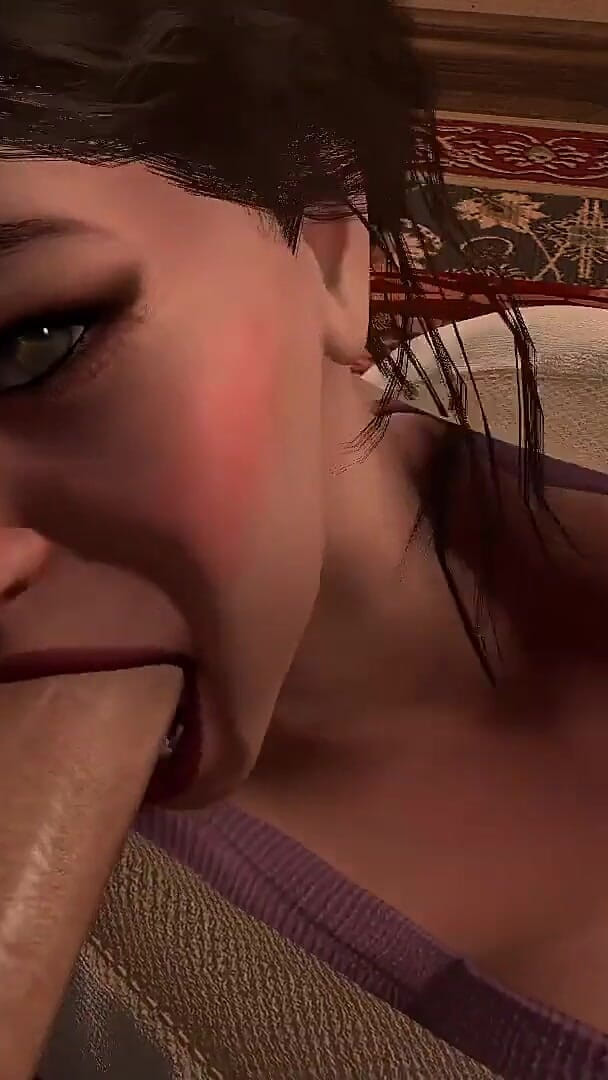 Hot Asian Milf Maid Mouth to ass Anal (Wraith ward)