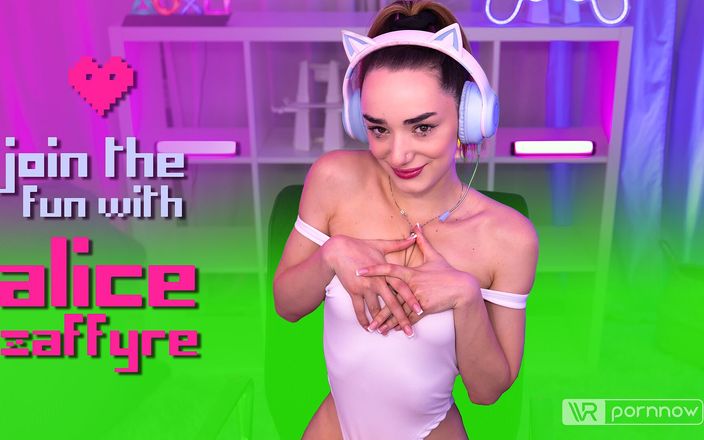 VR pornnow Games: Erotická herní relace v hlavní roli s Alice Zaffyre (průchod)