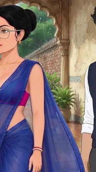 Desi Bhabi Mature College Lecturer Romantic Monsoon Rain Passion - New Video