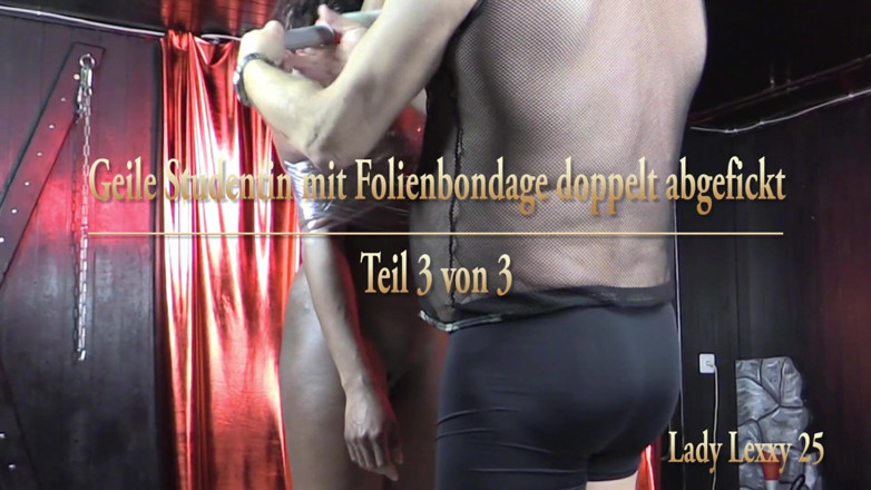 Private Porn Girls: Horny student fucked twice with foil bondage - Part 3