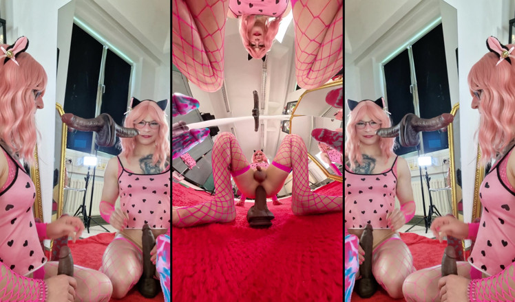 Sissy Adventures: Sissy kitty chantal sweet bagian 1 - ngentot kontol raksasa pria kulit...