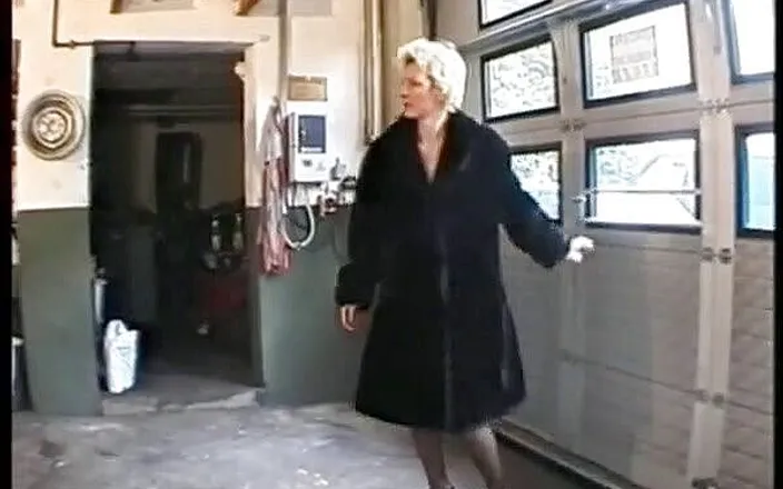 Genuine XXX: Blonde slut fucked hard while scared stepsister watches in the...