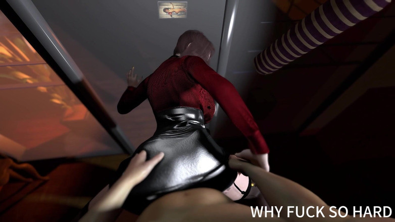 Why fuck so hard: 3Dデカ尻アジア人妻がビッグディックと浮気