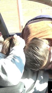 Stranger Sucks Me in the Car