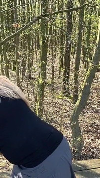 Описали во время прогулки на улице
