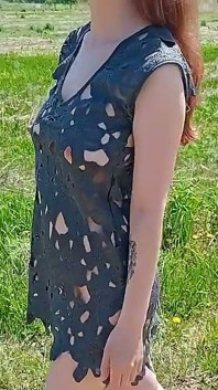 How do you like my new dress? Do you want more videos with similar clothes?