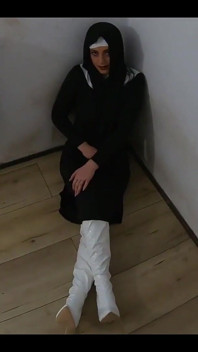 Slutty Nun Have an Orgasm with Squirt After Being Fucked Ep 250