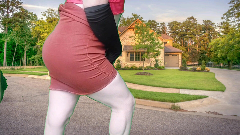 Kitty_Cross: Sissy Dziwka Mini skórzana kurtka i mini skórzana spódnica Crossdresser