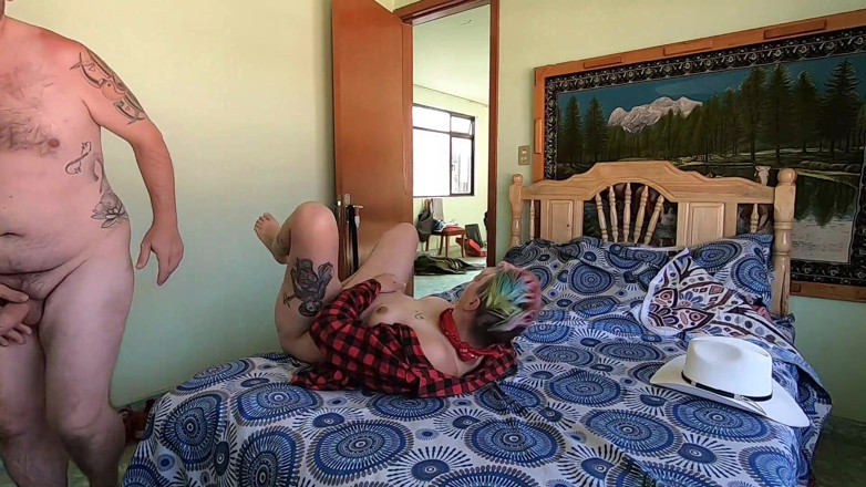 bekycarril: Licking, fucking and cumming in cowgirl's mouth