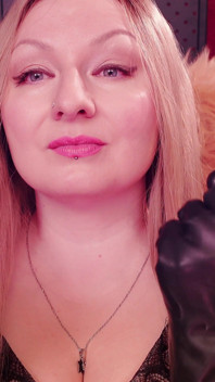 Asmr: Black Work Gloves. Arya Grander