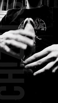 B & w cock Play W / wytryski