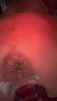 Whore’s Cum Fill Loose Cunt Machine Fucked by Alien Dildo