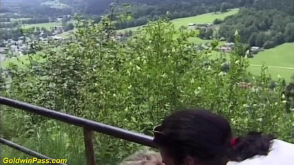 Goldwin pass: Crazy german couples love to fucking outdoor