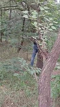 Nasza trzecia dziewczyna ogląda w parku, więc nikt nas nie przyłapuje na seksie