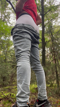 Outside Jerking Gay Crossing
