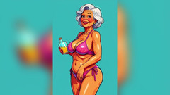 AI Porn: 老奶奶戏弄动画