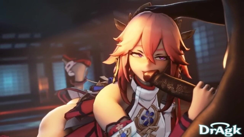 DrAgk: Hilichurl Genshin Animasyon Derlemesi Eula Hutao Raiden Shogun Yae Miko...