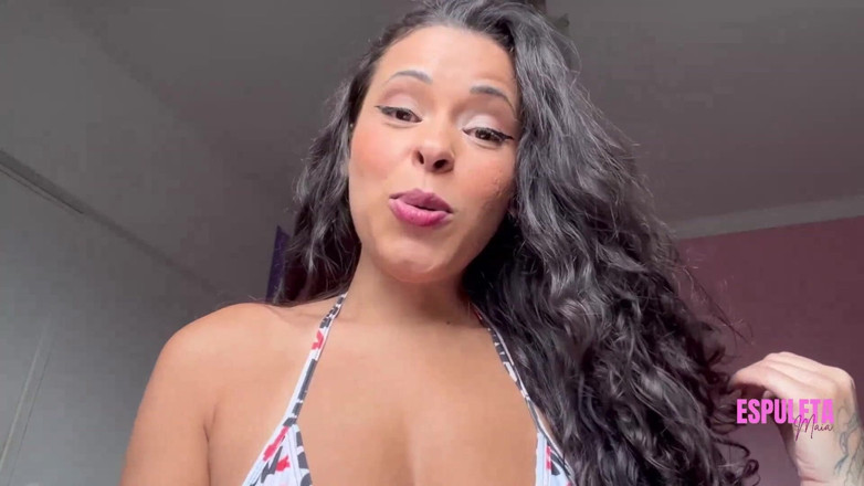 Espuleta Maia: Punheta Guiada Com Tetas E Muito Tesao