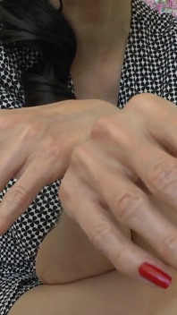 Emocionantes unhas vermelhas longas, fetiche por mãos, joi lady victoria valente