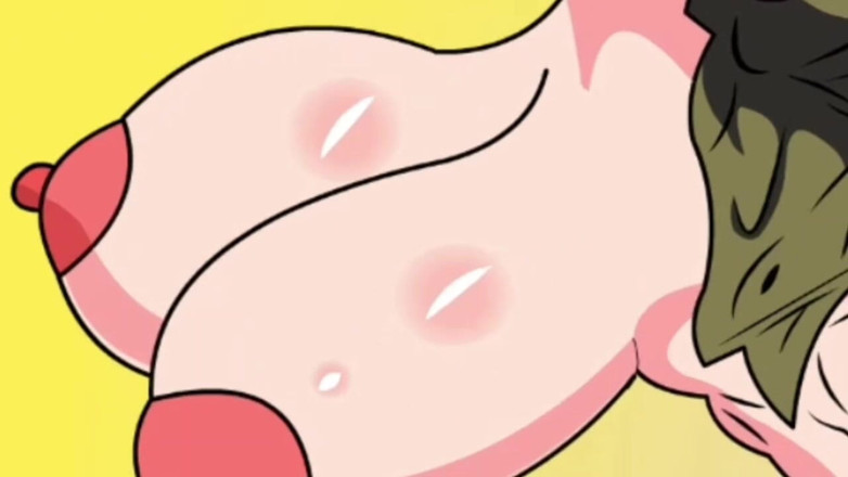 Animate golden: Ejakulasi internal wanita dengan toket besar