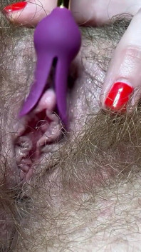 Nowa zabawka testowa Wielki łechtaczka orgazm owłosione cipki