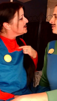 Lesbian Bercium Halloween Cosplay