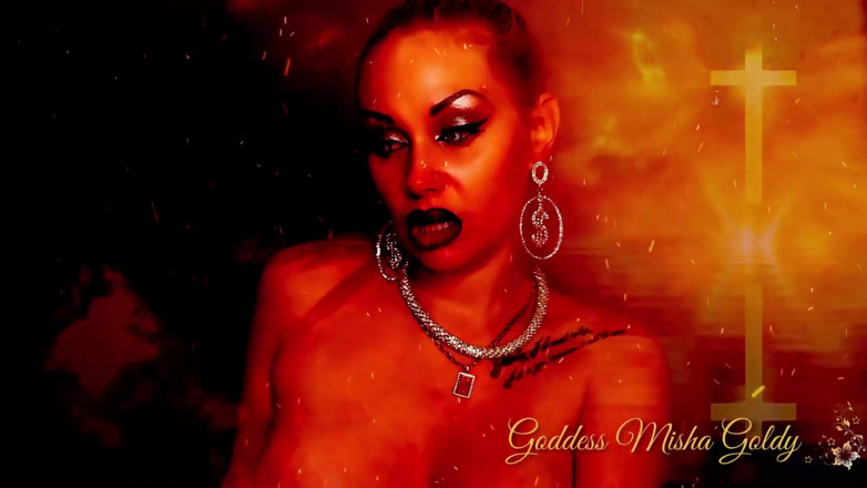 Goddess Misha Goldy: sambhog virodhi dhaarmik ASMR! shaitaan ko apni aatma aur apna...