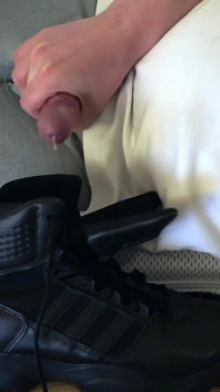Cumshot Into My Adidas Gsg 9 Boots