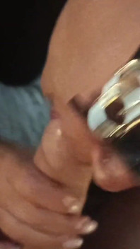 MILF in Sunglasses Gives POV Blowjob with Cumshot