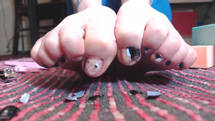 Abby Anna: Tal van teennagels compilatie
