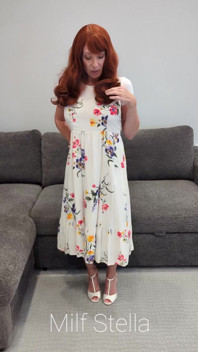 A Redhead in a Dress