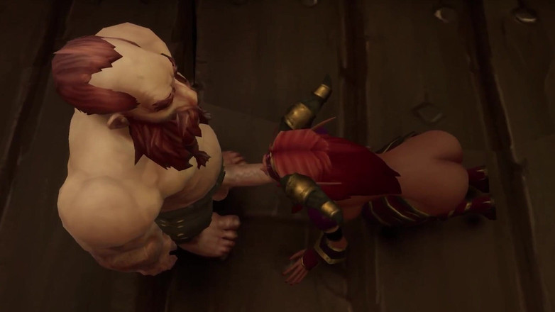 Wraith ward: Гном розважається з ельфом - пародія на warcraft