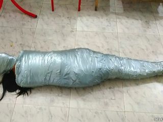 Selfgags Latina Bondage: अपमान के लिए भुनाया!